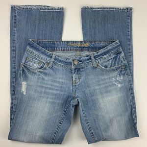American Eagle Womens 4 Reg Jeans Artist Low Rise